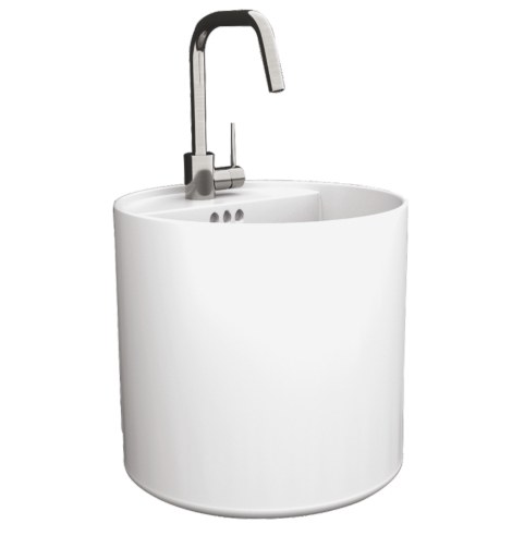 ROLEX - INTEGRATED PEDESTAL BASIN